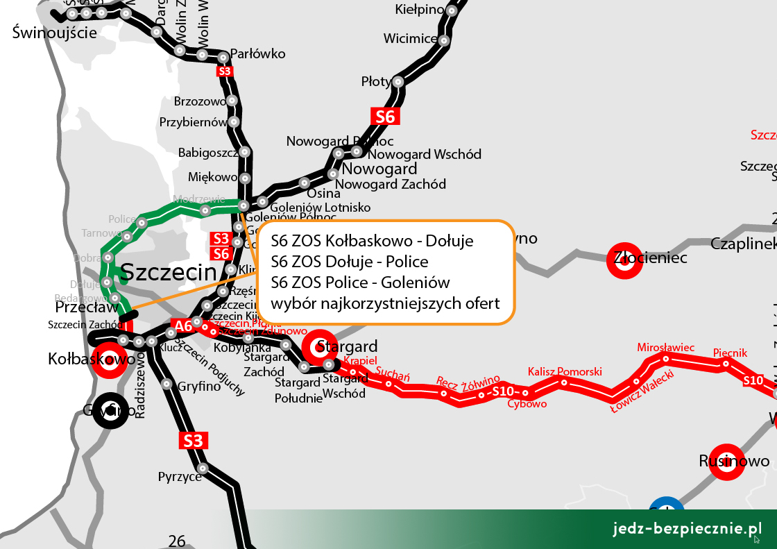 GDDKiA wybrała wykonawców trzech odcinków Zachodniej Obwodnicy Szczecina, woj. zachodniopomorskie | Jedź Bezpiecznie